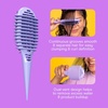 image:imageConair Curl Care Essentials Kit CurlDefining Brush for Loose Curls DualSided CurlDefining Mitt 4 Root Lifting Clips Hairbrush Set for Long Hair Styling Purple