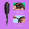 image:imageConair Curl Define Pro Detangler Brush for Curly Hair Dual Vents with Continuous Grooves Mixed Bristles for FrizzFree Detangling Smoothing and Curl Definition For Shorter Hair with Tight Curls