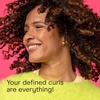 image:imageConair Curl Define Pro Detangler Brush for Curly Hair Dual Vents with Continuous Grooves Mixed Bristles for FrizzFree Detangling Smoothing and Curl Definition For Shorter Hair with Loose Curls