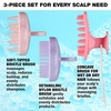 image:imageConair Scalp Massager  Scalp Massager hair growth  Head Massager Scalp  3 Unique Brush Heads  3 Pack
