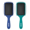 image:imageConair Beyond Gentle Mini Paddle Hair Brush Set 2Pack Detangler Brushes for Women Detangling Brush SetPaddle Hairbrush Mini Travel Set Blue amp Teal