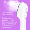 image:imageConair 2in1 Steam amp Iron Garment Wand with 25 Second Heatup Handheld Steamer with Ceramic Soleplate and 12 Minutes Steam Time Portable Travel Clothes Steamer for Wrinkles WhiteBlue GS47