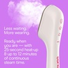 image:imageConair 2in1 Steam amp Iron Garment Wand with 25 Second Heatup Handheld Steamer with Ceramic Soleplate and 12 Minutes Steam Time Portable Travel Clothes Steamer for Wrinkles ButterBerry GS47BB