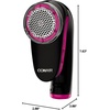image:imageConair Fabric Defuzzer  Shaver Battery Operated Black  PinkBlack  Pink