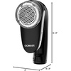 image:imageConair Fabric Shaver and Lint Remover Rechargeable Portable Fabric Shaver Black