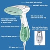image:imageConair Handheld Garment Steamer for Clothes ExtremeSteam 1200W Portable Handheld DesignWhiteLight GreenWhite  Mint Green