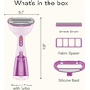 image:imageConair Handheld Garment Steamer for Clothes Turbo ExtremeSteam 1875W Fabric Steamer Portable Handheld Design Strong Penetrating Steam Amazon Exclusive Purple