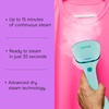 image:imageConair Power Steam Garment Steamer Clothes Steamer Handheld with Ceramic Soleplate Clothing Steamer 35Second HeatUp 15Minute Steam Fabric Attachments Mint Green