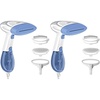 image:imageConair Handheld Garment Steamer for Clothes ExtremeSteam 1200W Portable Handheld DesignWhiteLight GreenWhite  Blue
