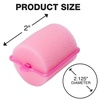 image:imageConair Foam Hair Rollers Heatless curls  Foam Rollers  Hair Rollers  Loose Hair Curlers in Assorted Sizes  8 Count wstorage casePink