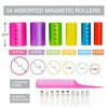 image:imageConair Foam Hair Rollers Heatless curls  Foam Rollers  Hair Rollers  Loose Hair Curlers in Assorted Sizes  8 Count wstorage caseRainbow