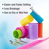image:imageConair Foam Hair Rollers Heatless curls  Foam Rollers  Hair Rollers  Loose Hair Curlers in Assorted Sizes  8 Count wstorage caseRainbow