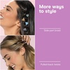 image:imageConair Luxe Acrylic Mini Clips 11PK Lightweight Durable Micro Claw Clips Hair Clips for Women for Pinning amp Flyaway Control Trendy Minis for Travel amp Quick Hairstyles Mixed Neutrals