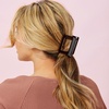 image:imageConair Luxe Claw Clips 3PK Durable Thick Plastic Hair Clips for Women Cute Claw Clips All Hair Types Secures Hair Fast GoldTone Hinge Solid Neutral amp Matte Tort
