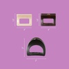 image:imageConair Luxe Claw Clips 3PK Durable Thick Plastic Hair Clips for Women Cute Claw Clips All Hair Types Secures Hair Fast GoldTone Hinge Solid Neutral amp Matte Tort