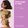 image:imageConair Luxe Square OpenCenter Claw Clips 2PK Durable Hair Clips for Women GoldTone Hinge Cute Hair Clips with Comfortable Strong Hold Cute Claw Clips for All Hair Types Neutral amp Black