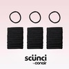 image:imageScunci by Conair 36PC Hosiery Hair Ties Stretch Hair Elastics SoftTouch Hair Ties No Damage Black