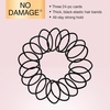 image:imageScunci by Conair 72PC 4mm Black Elastic Hair Ties Thick Hair Ties for Women and Girls 4mm Ponytail Holders for Thick Hair Medium Hold Hair Elastics Black