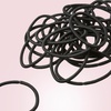 image:imageScunci by Conair 72PC 4mm Black Elastic Hair Ties Thick Hair Ties for Women and Girls 4mm Ponytail Holders for Thick Hair Medium Hold Hair Elastics Black