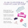 image:imageScunci by Conair Gift Set Gift Box Under 20 Includes 3 Claw Clips and 3 Scrunchies in Pink and Gold ColorsPastel Glam