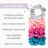 image:imageScunci by Conair Gift Set Gift Box Under 20 Includes 3 Claw Clips and 3 Scrunchies in Pink and Gold ColorsPink and Purple