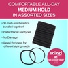 image:imageScunci by Conair No Damage Assorted Sizes Elastics for Women and Men Elastic Hair Ties with No Damage in Black 36 PackBlack Assorted Sizes