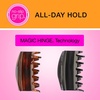image:imageScunci by Conair NoSlip Grip All Day Hold Magic Hinge Claw Hair Clip Brown and Black Packaging May Vary Pack of 2