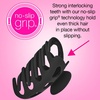 image:imageScunci by Conair NoSlip Grip Thick Hair Large Hair Claw Clip 425 Large Jaw Clip Black Packaging may vary 1 count