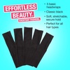 image:imageScunci by Conair Soft Stretchable Headbands accessories for women  mens headband  running headband Black 5 Count