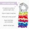 image:imageScunci by Conair Teen Girl Holiday Gift Set Christmas Stocking Stuffer Gift Box Under 20 Includes 10 Scrunchies in Icy Blue ShadesBright Rainbow