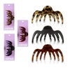 image:imageConair 3Pack Inner Teeth Claw Clips Hair Clips for Women Inner Teeth Flex for Tighter Hold Claw Clips for Women Ideal for All Hair Types Tortoise Pattern Blonde and Black