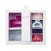 image:imageScunci by Conair Gift Set Gift Box Under 20 Includes 3 Claw Clips and 3 Scrunchies in Pink and Gold ColorsPastel Glam