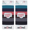 image:imageScunci by Conair No Damage Assorted Sizes Elastics for Women and Men Elastic Hair Ties with No Damage in Black 36 Pack