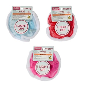 image:imageScunci by Conair 3pk light up Scrunchie Set  gifts for teen girls  holiday gifts  hair ties  hair accessories for women  stocking stuffers  beauty gifts  Pink Blue amp Red