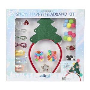 image:imageScunci by Conair DIY Holiday Christmas Headband Kit Decorate Your Own Holiday Headband Perfect for Families Kids and Parties1 Count Pack of 1