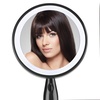 image:imageConair Plastic DoubleSided Lighted Makeup Mirror  Lighted Vanity Makeup Mirror with LED Lights 1x3x magnification White compact  great for travelBlack