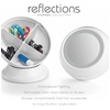 image:imageConair Round Shaped SingleSided Lighted Makeup Mirror 3x magnification White