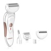 image:imageConair AllIn1 Body and Facial Hair Removal for Women Cordless Electric Trimmer amp Shaver Perfect for Face EarNose Eyebrows Legs and Bikini Lines