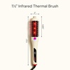 image:imageInfiniti PRO CONAIR 15 Inch Infrared Thermal Brush  Ionic Heated Hair Styler with 4 Heat Settings up to 400F Ceramic Barrel for Volume and Curls Digital Hot Brush White