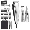 image:imageConairMAN 3in1 Chrome 25piece Hair Clipper Includes Battery Operated Detail Trimmer and Battery Operated Ear and Nose Hair Trimmer