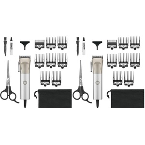 image:imageConairMAN Hair Clippers for Men 13Piece Home Hair Cutting Kit with High Performance Professional MetalCraft Clipper13piece Pack of 2
