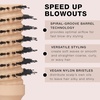 image:imageInfinitiPro by Conair Hairbrush Porcupine Spiral Round Brush for BlowDrying and Styling Designed for Optimal Airflow Performa Series in Toasted Almond Pack of 1